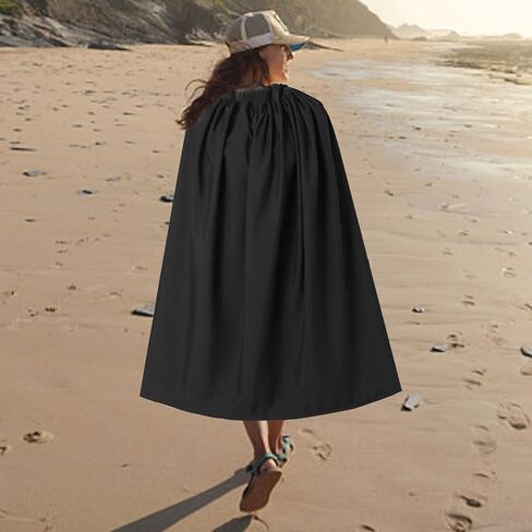 Portable Changing Room Instant Privacy Changing Tent, Small Thick Lightproof Shelters Cover up for Changing Clothes, Suitable for Beach Car Boat Dancers, 1.2M Length, Black in Saudi Arabia