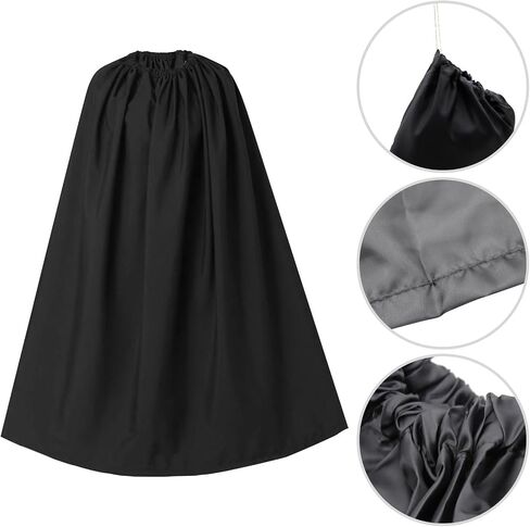 Portable Changing Room Instant Privacy Changing Tent, Small Thick Lightproof Shelters Cover up for Changing Clothes, Suitable for Beach Car Boat Dancers, 1.2M Length, Black in Saudi Arabia