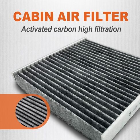 Cabin Air Filter JH374, Fits 2013-2016 Dart, 2003-2008 Vibe, 2005-2022 Tacoma, CF10374, 87139-YZZ09, 88508-01010, 88508-04010 in Saudi Arabia