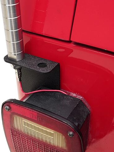 دعامة تثبيت هوائي CB للباب الخلفي التلقائي من EAG (جانب السائق) لـ 1976-2006 Wrangler TJ/YJ/CJ in Kuwait