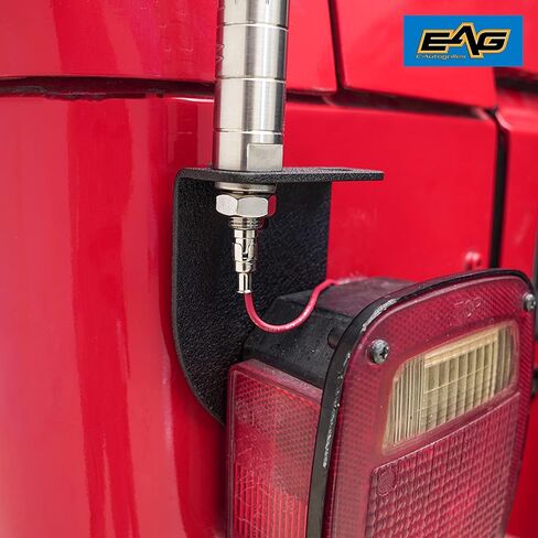 دعامة تثبيت هوائي CB للباب الخلفي التلقائي من EAG (جانب السائق) لـ 1976-2006 Wrangler TJ/YJ/CJ in Kuwait