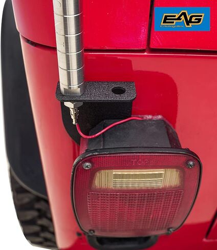 دعامة تثبيت هوائي CB للباب الخلفي التلقائي من EAG (جانب السائق) لـ 1976-2006 Wrangler TJ/YJ/CJ in Kuwait