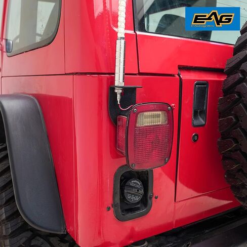دعامة تثبيت هوائي CB للباب الخلفي التلقائي من EAG (جانب السائق) لـ 1976-2006 Wrangler TJ/YJ/CJ in Kuwait
