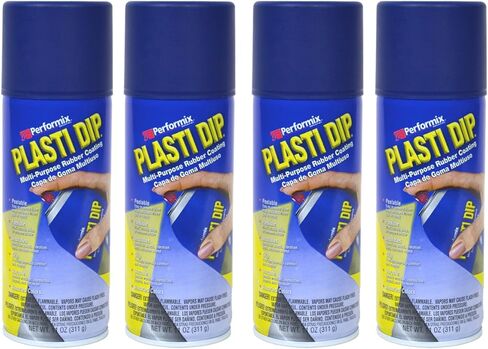 4 عبوات - بخاخ طلاء مطاطي متعدد الأغراض من بلاستي ديب - ضبابي 11 أونصة in Kuwait