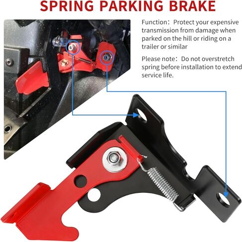 Lockable Spring Parking Brake Compatible With POLARIS RZR All Mondel，Accessories Fit for all Polaris RZR 800,900,1000,XP900,XP1000,Turbo S in Kuwait