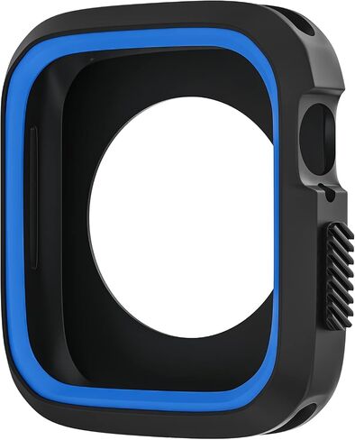 D & K Exclusives Compatible with Apple Watch 38mm Case, Shockproof Sport Protective Bumper Case for iWatch Women Men Kids GPS iWatch Series 3/2/1, Black, White in Saudi Arabia
