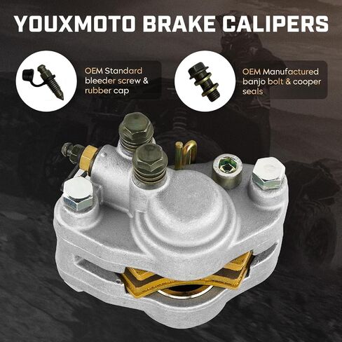 فرجار الفرامل الخلفي الأيسر/الأيمن من Youxmoto مع وسادات، 1999-2001 مناسب لبولاريس ماغنوم 325 500؛ 1998-2004 لـ تشويش إذاعي 500; لتريل بليزر/تريل بوس 325 330؛ لXpedition/Xplorer. ل 1910691 in Saudi Arabia