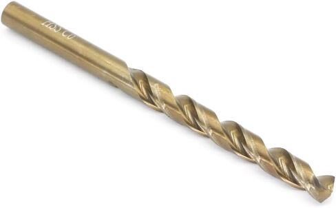 1.5mm Metric M35 Cobalt Steel Extremely Heat Resistant Twist Drill Bit of 10pcs with Straight Shank to Cut Through Hard Metals Such as Stainless Steel and Cast Iron, 5% Cobalt M35 Grade HSS-CO in Kuwait