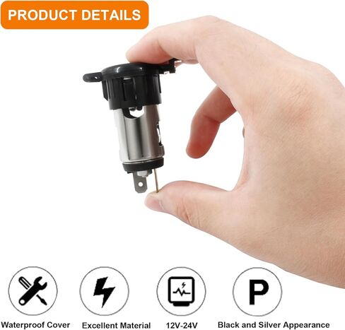 موزع ولاعة سجائر عالمي 12 فولت 120 وات - محول بديل مقاوم للماء للسيارات والقوارب والجرار والدراجات النارية in Kuwait