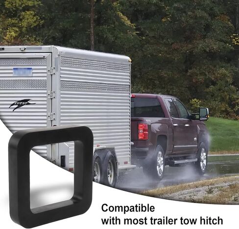 Singaro 5 حزمة 2 بوصة عقبة استقبال وسادة كاتم للصوت لتركيب الكرة قابل للتعديل لإلغاء الضوضاء، واستقبال السيارة وصلة جر مع ملحقات توسيد لاستقبال وصلة مقطورة 2 بوصة in Kuwait