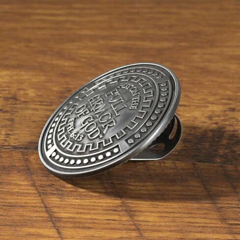 Dicksons I Can Do Silver Tone 2 x 2 بوصة من سبائك الزنك إيبوكسي، ملهمة، للسيارة، السيارة، الشاحنة، الشاحنة، السفر، تذكير أثناء التنقل، قناع تلقائي مع مشبك سهل، فردي in Kuwait