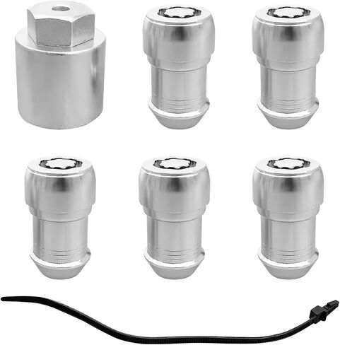 Wheel Locks Kit Fit for Jeep Wrangler 2018-2023 Fit for Jeep Gladiator 2020-2023 Replace 82215711, 5 Pack in Saudi Arabia