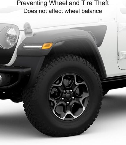 Wheel Locks Kit Fit for Jeep Wrangler 2018-2023 Fit for Jeep Gladiator 2020-2023 Replace 82215711, 5 Pack in Saudi Arabia