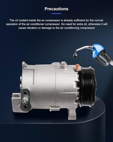ECCPP AC Compressor 2006-2007 for Ch-evrolet Monte Carlo 3.5L 2006-2011 for Ch-evrolet Impala 3.5L CO 21471LC Air Conditioning Compressor in Saudi Arabia
