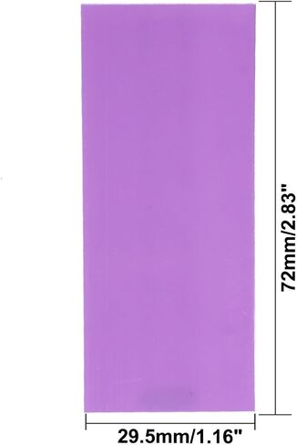 Uxcell 18650 غلاف البطارية PVC أنبوب الانكماش الحراري 29.5 مم عرض مسطح قبل القطع 72 مم عبوة سوداء من 20 in Kuwait