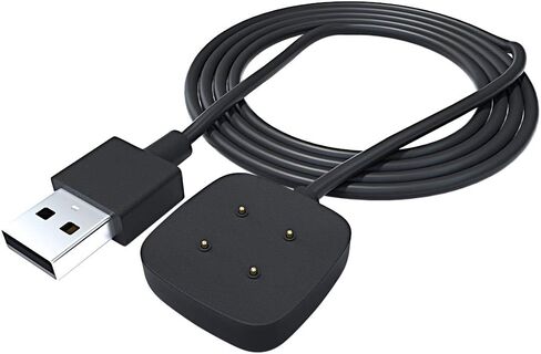 كابل AWINNER متوافق مع Fitbit Sense 2/Sense/Versa 4/Versa 3، محول شاحن USB بديل وسلك شحن للساعة الذكية (عبوتان) in Kuwait