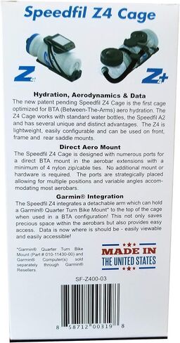 Speedfil Z4/Z4+ Between-The-Arms (BTA) Water Bottle Cage with Computer Mount. in Saudi Arabia