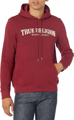 True Religion Men's Antique Zip Up Logo Hoody in Saudi Arabia