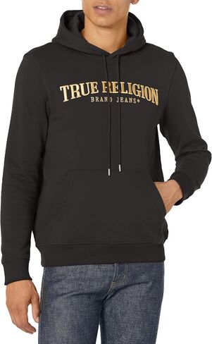 True Religion Men's Antique Zip Up Logo Hoody in Saudi Arabia