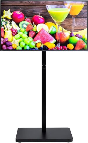 حامل تلفزيون أرضي لتلفزيون LCD LED 4K مسطح منحني مقاس 32-65 بوصة - حامل تلفزيون أرضي دوار للزاوية وغرفة النوم، وإدارة الكابلات، يمكن أن يدعم حوالي 100 رطل - حامل تلفزيون أرضي عالي التحمل، الحد الأقصى 600 × 400 مم. in Kuwait