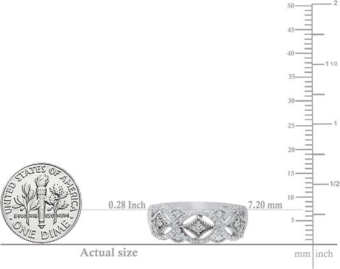 Dazzlingrock Collection 0.33 Carat (ctw) 10K Gold Round Diamond Ladies Vintage Style Anniversary Wedding Band 1/3 CT in Saudi Arabia