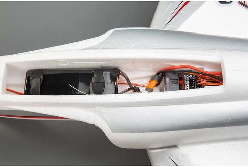 E-flite RC Airplane Habu STS 70mm EDF Smart Jet RTF جهاز إرسال واستقبال بطارية وشاحن متضمن مع EFL01500 الآمن in Saudi Arabia