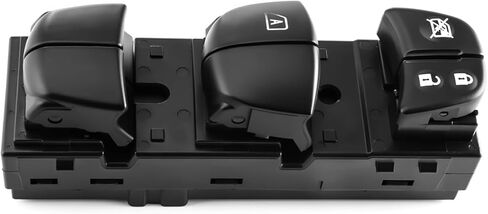 مفتاح التحكم الرئيسي في نافذة الطاقة، مفتاح النافذة الرئيسي لجانب السائق الأيسر الأمامي مناسب لنيسان باثفايندر ألتيما ليف جوك فرونتير تيدا روج سنترا 2013-2018، 25401-3TA5A، 25401-3SH1A، 25401-3NF0A in Kuwait