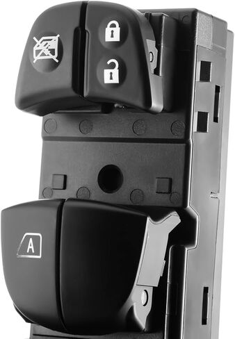 مفتاح التحكم الرئيسي في نافذة الطاقة، مفتاح النافذة الرئيسي لجانب السائق الأيسر الأمامي مناسب لنيسان باثفايندر ألتيما ليف جوك فرونتير تيدا روج سنترا 2013-2018، 25401-3TA5A، 25401-3SH1A، 25401-3NF0A in Kuwait