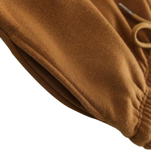 Amazhiyu Womens Fleece High Waisted Sweatpants Drawstring Lounge Joggers Pants in Saudi Arabia