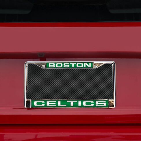 Rico Industries NBA Unisex-Adult Laser Cut Inlaid Standard Chrome License Plate Frame in Saudi Arabia