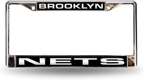 Rico Industries NBA Unisex-Adult Laser Cut Inlaid Standard Chrome License Plate Frame in Saudi Arabia