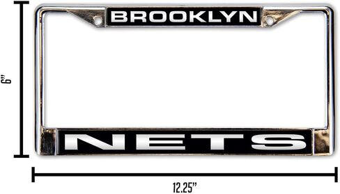 Rico Industries NBA Unisex-Adult Laser Cut Inlaid Standard Chrome License Plate Frame in Saudi Arabia