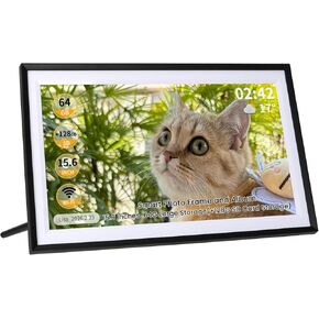 Digital Frame, Photo Album, WiFi Cloud Picture Manager, Update Photos Via Phone-10.1 Inches HD Touch Screen, 32G Large Memory, Desktop or Wall-Mounted, Classy for Mother Day in Kuwait