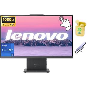 كمبيوتر مكتبي الكل في واحد من Lenovo IdeaCentre مقاس 27 بوصة يعمل باللمس FHD، معالج Intel 10-core i7-13620H، ذاكرة وصول عشوائي 32 جيجابايت، سعة تخزين 2.5 تيرابايت (2 تيرابايت SSD + مجموعة إرساء 512 جيجابايت)، لوحة مفاتيح وماوس لاسلكي، Windows 11، سماعات N in Saudi Arabia