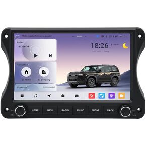 ستيريو سيارة Android 12 لسيارة Jeep Wrangler JL & Gladiator JT 2018-2022، شاشة لمس QLED 10 بوصة، 8 جيجابايت + 128 جيجابايت، CarPlay اللاسلكي وAndroid Auto، BT 5.0، 5G WiFi/4G LTE in Kuwait