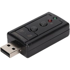 7.1 قناة كارت الصوت USB 2.0 إخراج الصوت الرقمي النقي منافذ الميكروفون ترقية الصوت الخارجي محول الصوت استخدام الكمبيوتر in Kuwait