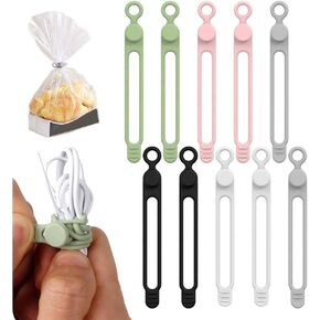30pcs Data Cable Organizer, 2025 New Silicone Cable Ties Cable Management Organizer, 106mm Reusable Cord Organizers, Colorful Wire Organizers for Cords (30) in Saudi Arabia
