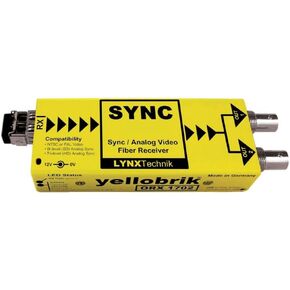yellobrik ORX 1702 Analog Sync/Video Fiber Optic Receiver, Single Mode LC Connection in Saudi Arabia