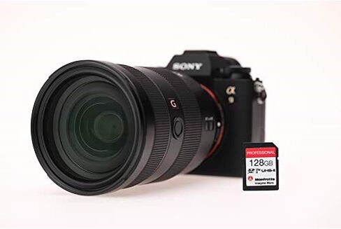 Manfrotto 64GB SD Professional Memory Card, UHS-II, V90, U3 280 MB/s Read, 250MB/s Write, Memory Card for Digital Reflex Cameras and Video Cameras, for Images in Saudi Arabia