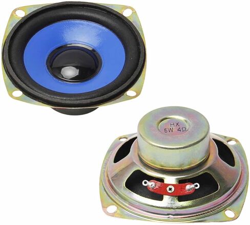 Fielect 5W 4 Ohm DIY Magnetic Speaker Audio Speakers 77mm Diameter Round Shape Replacement Loudspeaker 1Pcs in Saudi Arabia