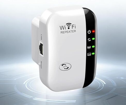 WiFi Extender, WiFi Extenders Signal Booster for Home Up to 5000 sq.ft and 50 Devices, WiFi Range Extender, Wireless Repeater, Long Range Amplifier with Ethernet Port, 1-Tap Setup, Alexa Compatible in Saudi Arabia