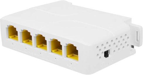 Gigabit 4 Port 60W PoE Extender, 10/100/1000Mbps 1 in 4 Out PoE+ Repeater with 3 Mode Available, 60W 802.3BT Input, 802.3at Output 30W, 100m/250m PoE Extension for PoE Device (POE5004G-V2) in Saudi Arabia