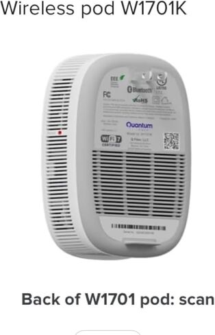 Centurylink Quantum Fiber WiFi-7 Network W1701k Wireless POD Beacon Extender in Saudi Arabia