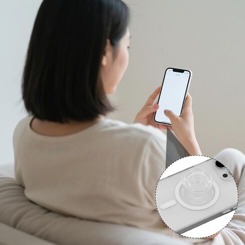 10 PCS Clear Phone Grip Stand, Collapsible Self-Adhesive Finger Holder for Smartphones & Tablets (Transparent) in Saudi Arabia