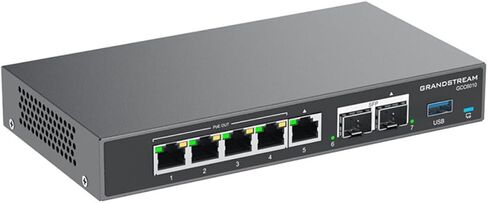 Grandstream GCC6010 Built-in IPPBX (10 Users, 4 Concurrent Calls) + Enterprise-Grade Firewall + VPN Router + 2 x 2.5 Gb, 5 x GigE Network Switch in Saudi Arabia