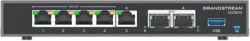 Grandstream GCC6010 Built-in IPPBX (10 Users, 4 Concurrent Calls) + Enterprise-Grade Firewall + VPN Router + 2 x 2.5 Gb, 5 x GigE Network Switch in Saudi Arabia