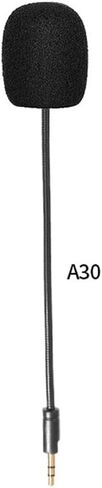 ميكروفون بديل متوافق مع سماعة الألعاب Logitech Astro A30 - ميكروفون بوم مرن مع رغوة لإلغاء الضوضاء in Saudi Arabia