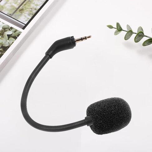 ميكروفون بديل متوافق مع سماعة الألعاب Logitech Astro A30 - ميكروفون بوم مرن مع رغوة لإلغاء الضوضاء in Saudi Arabia