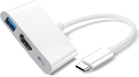 Apple USB-C to HDMI Multiport Adapter 8K@60Hz for iPhone 15 16 17, MFi Certified Type-C Digital AV HDMI 2.1 Cord with USB 3.2 & 100W Charge Port Compatible with MacBook Pro Air iPad Pro, Galaxy S26 in Saudi Arabia