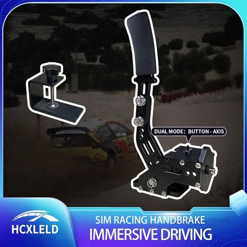 فرامل يد HCXLELD Sim Racing، عجلة قيادة T300RS T248P T128P T150 متوافقة مع PS4/PS5، عجلة قيادة TMX T248X T128X TX متوافقة مع XBOX Series X/S، ومشبك طاولة متضمن in Kuwait